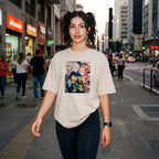 Camiseta Estampada Oversized Japanese Fashion