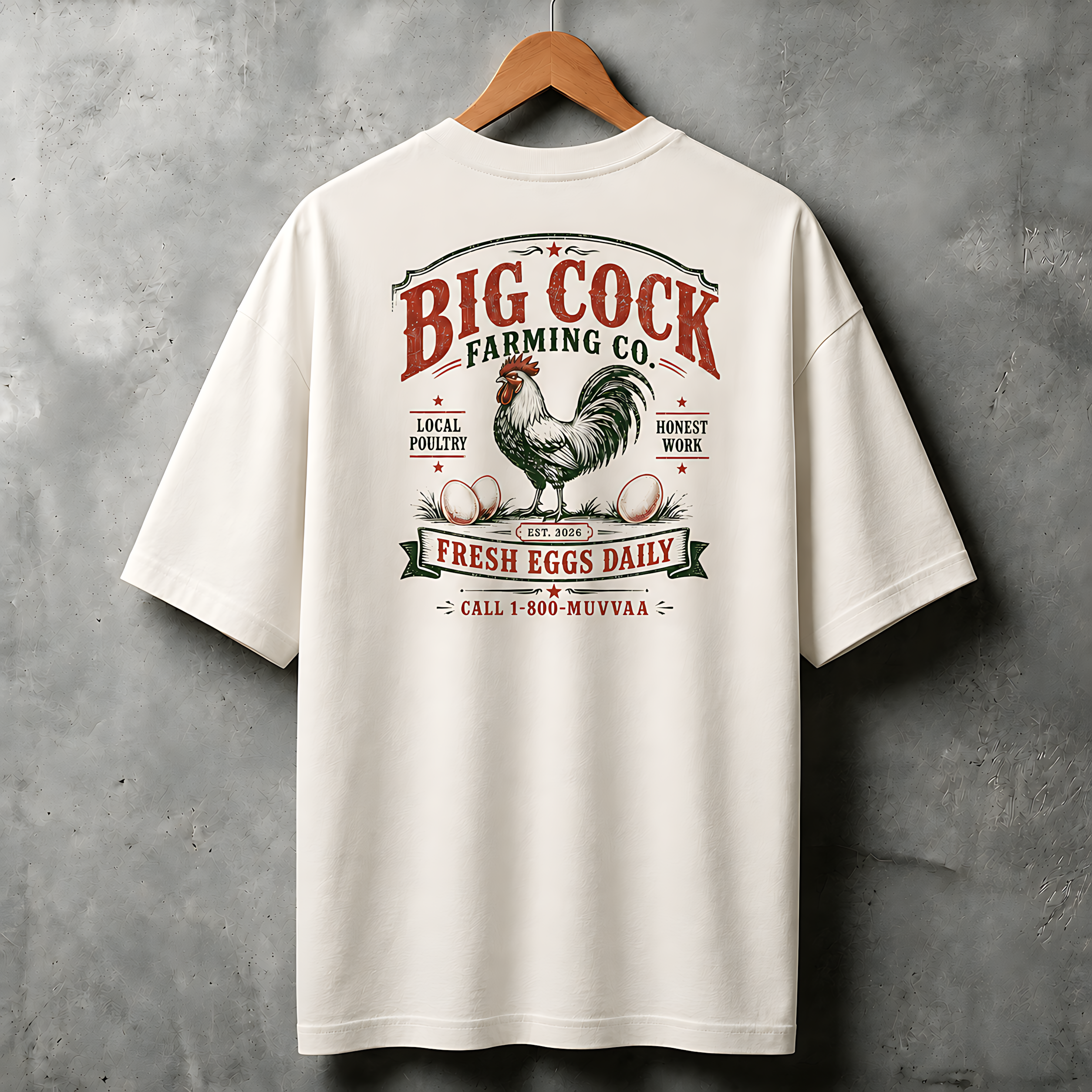 Camiseta Estampada Oversized - Le Coq