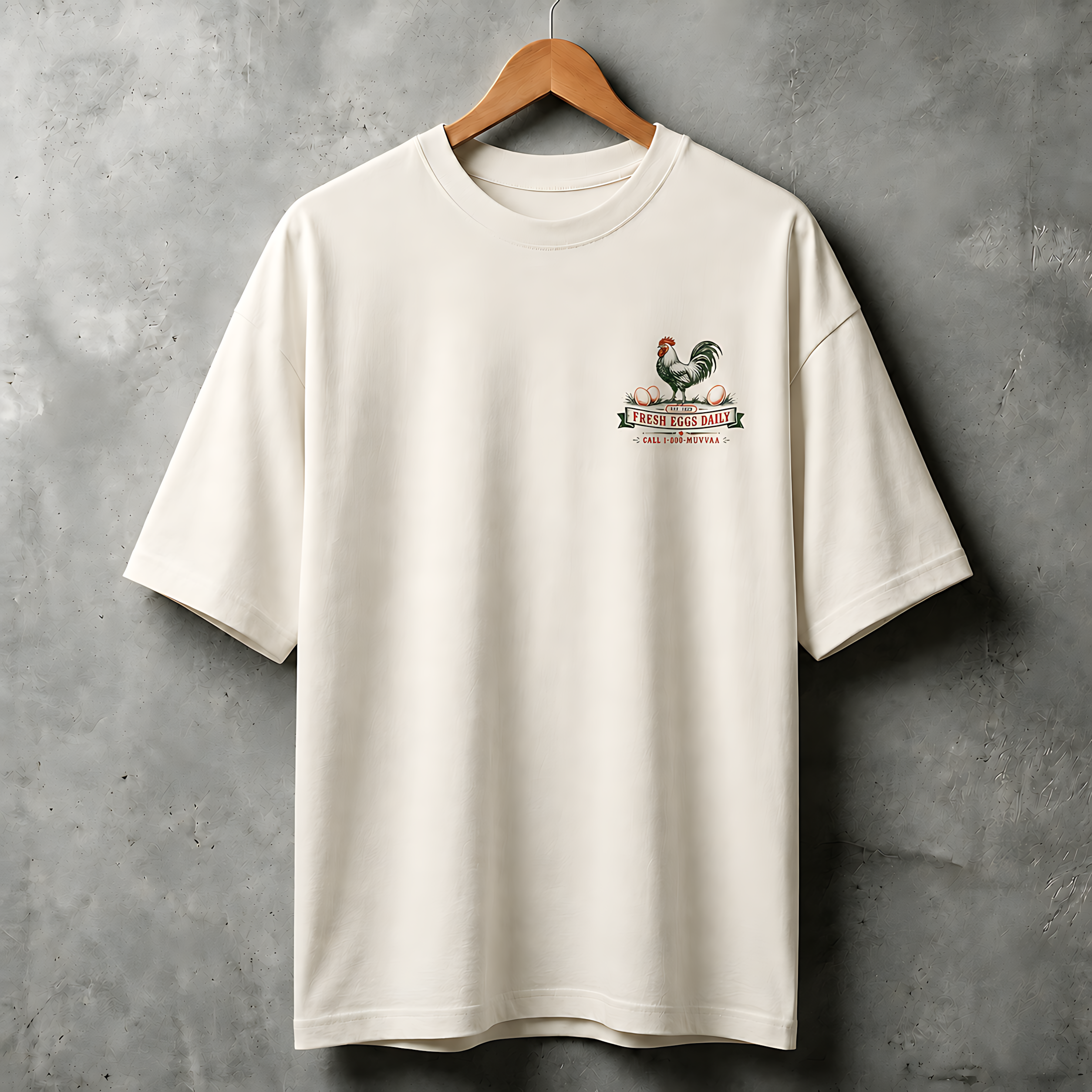 Camiseta Estampada Oversized - Le Coq