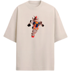 Camiseta Estampada Oversized Mini Gundam