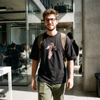 Camiseta Estampada Oversized Mini Gundam