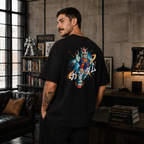 Camiseta Estampada Oversized Mini Gundam