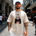 Camiseta Estampada Oversized Nails