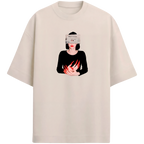 Camiseta Estampada Oversized Nails