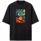 Camiseta Estampada Oversized MV & Rubber Duck - O Grito do Pato