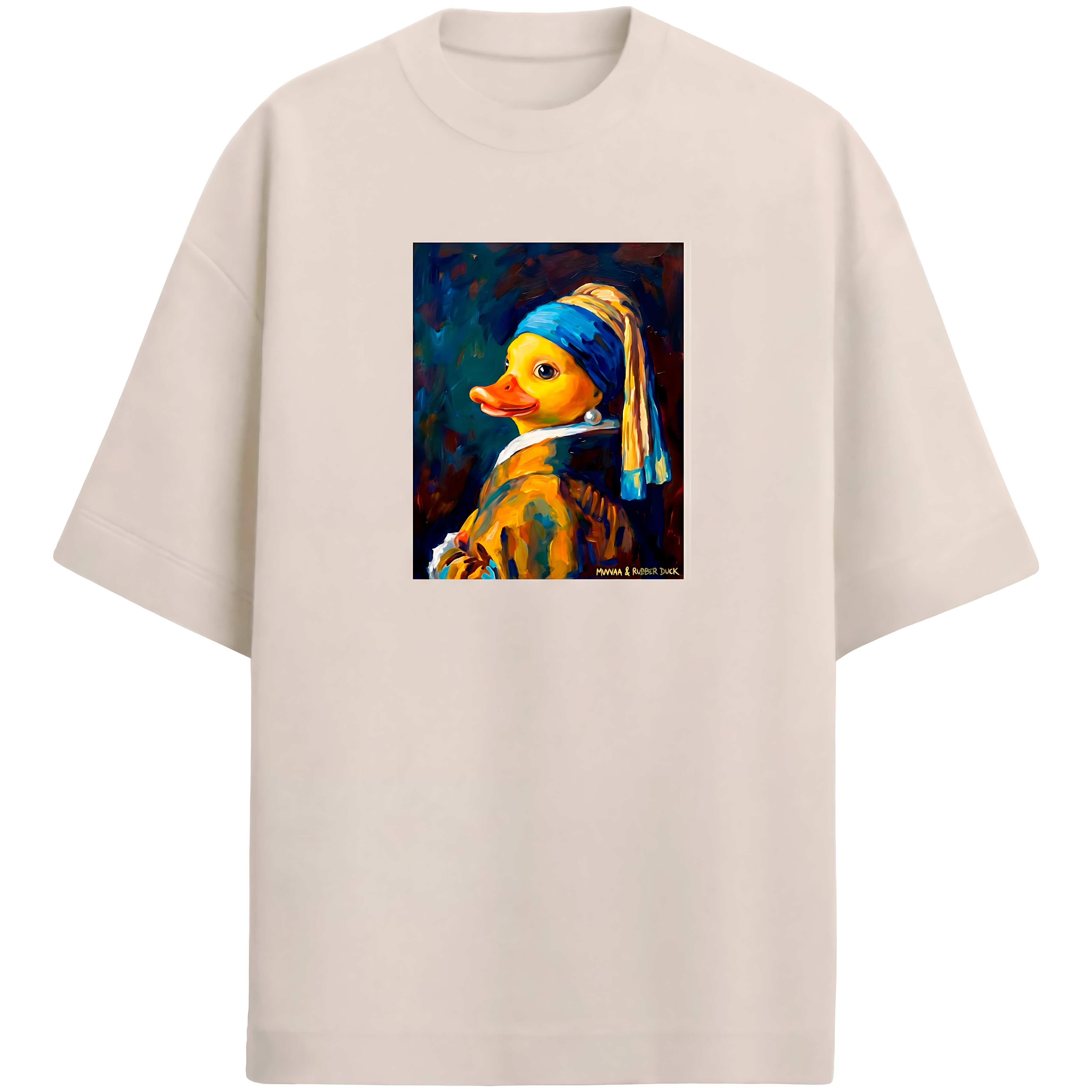 Camiseta Estampada Oversized MV & Rubber Duck - A Pata Com Brinco