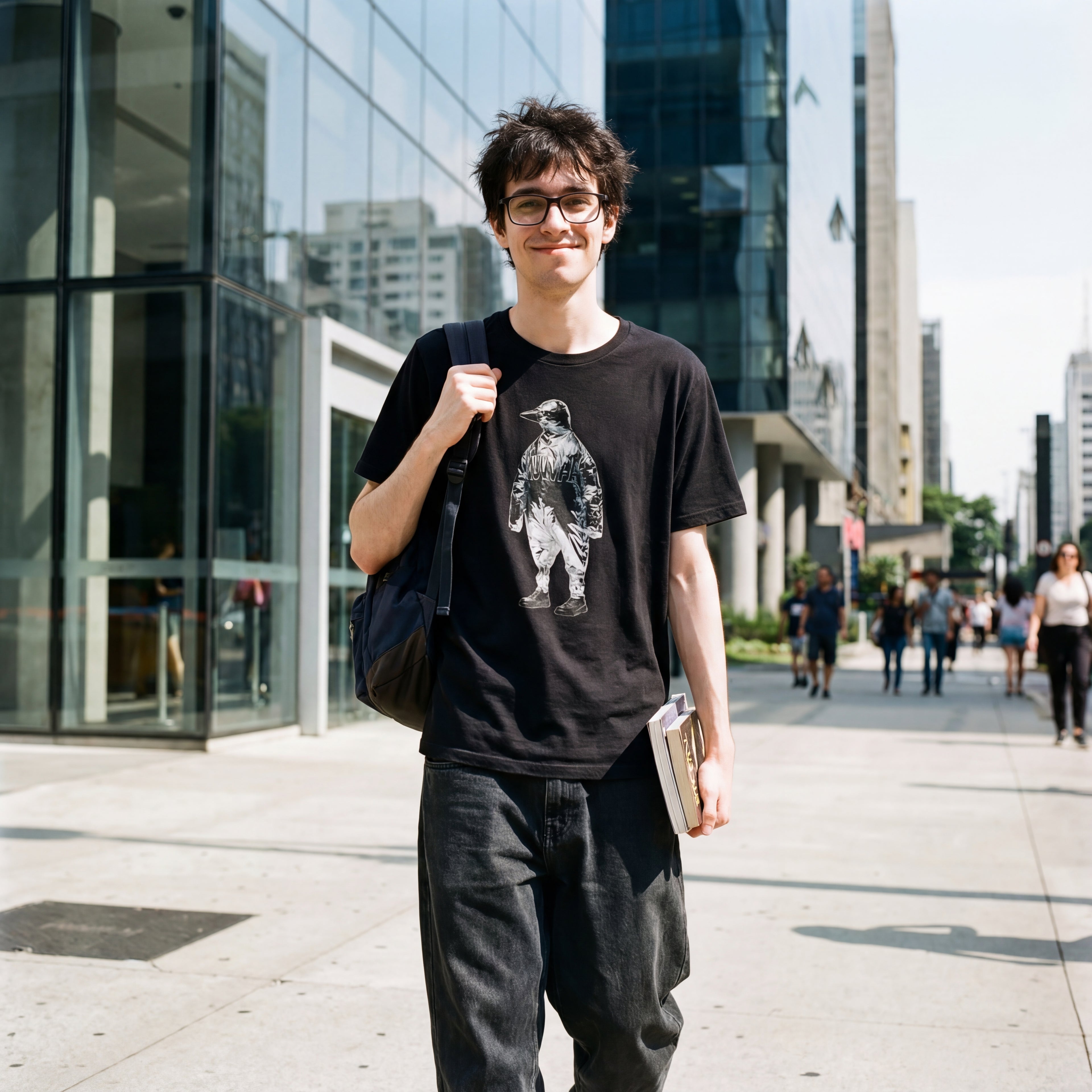 Camiseta Estampada Premium Penguim