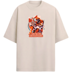 Camiseta Estampada Oversized Reading Club