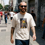 Camiseta Estampada Oversized Wired Duck