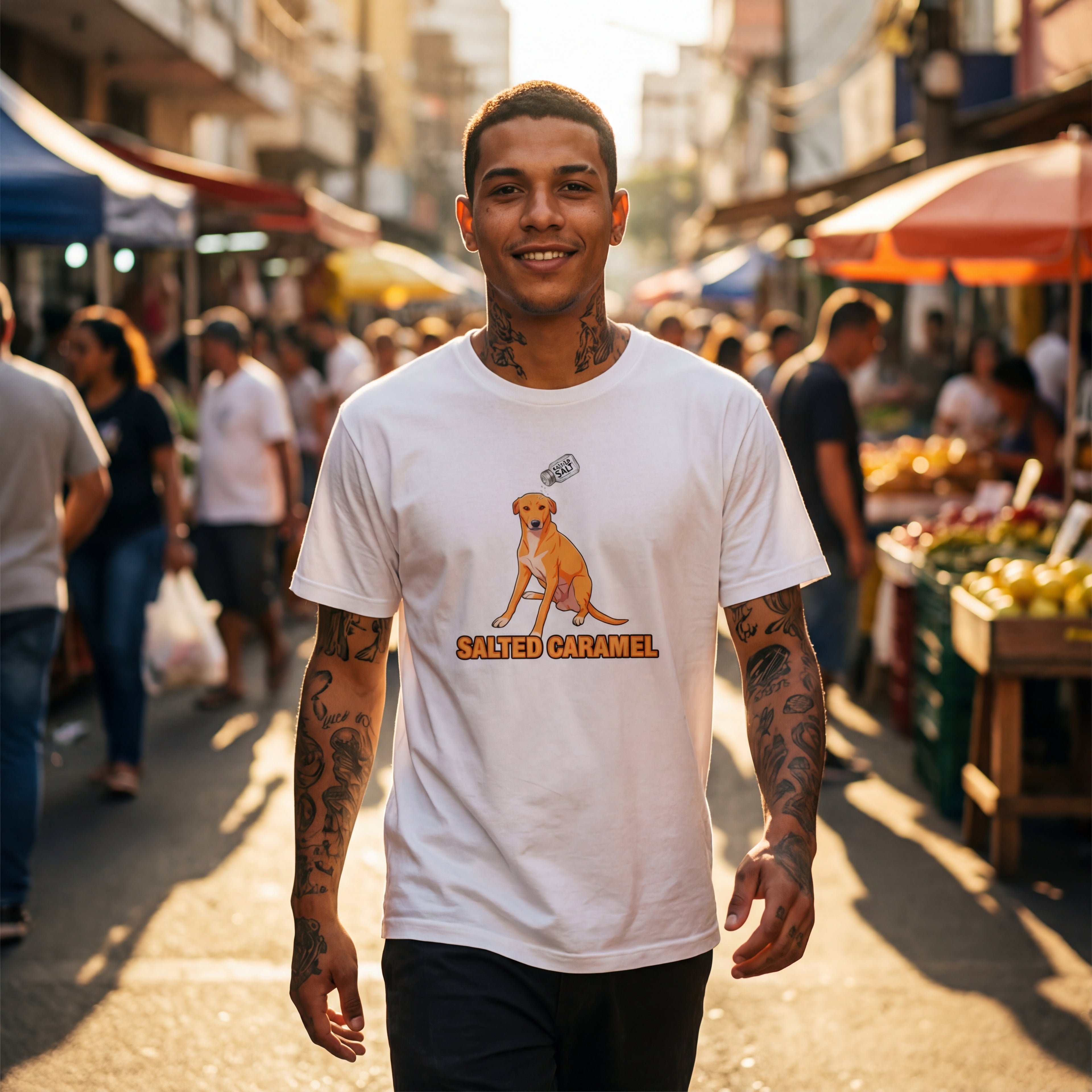 Camiseta Estampada Premium Salted Caramel