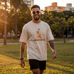 Camiseta Estampada Oversized Salted Caramel