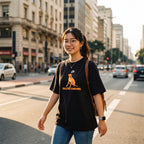 Camiseta Estampada Oversized Salted Caramel