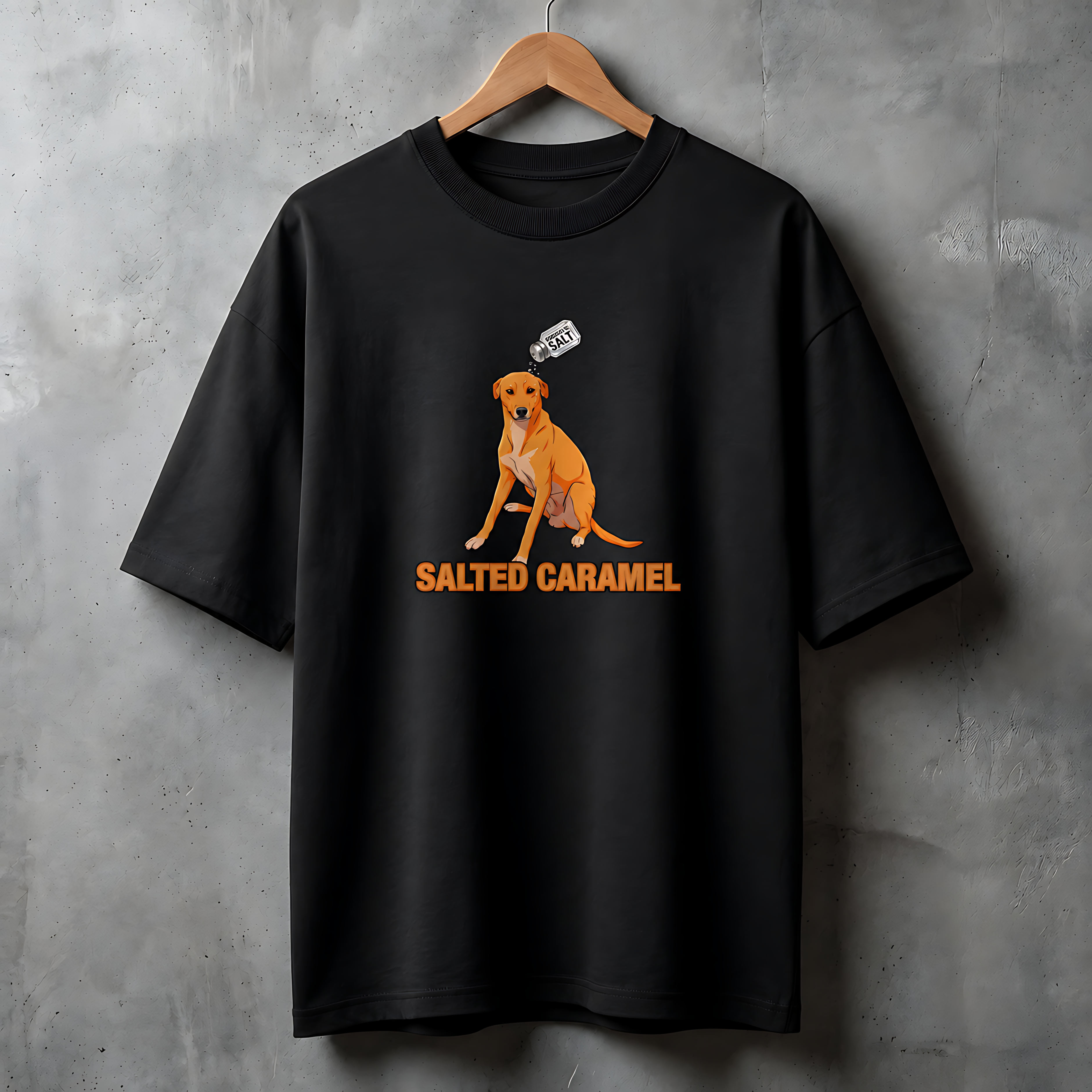 Camiseta Estampada Oversized Salted Caramel