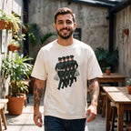 Camiseta Estampada Oversized Soldiers
