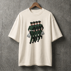 Camiseta Estampada Oversized Soldiers