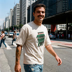 Camiseta Estampada Oversized Soldiers