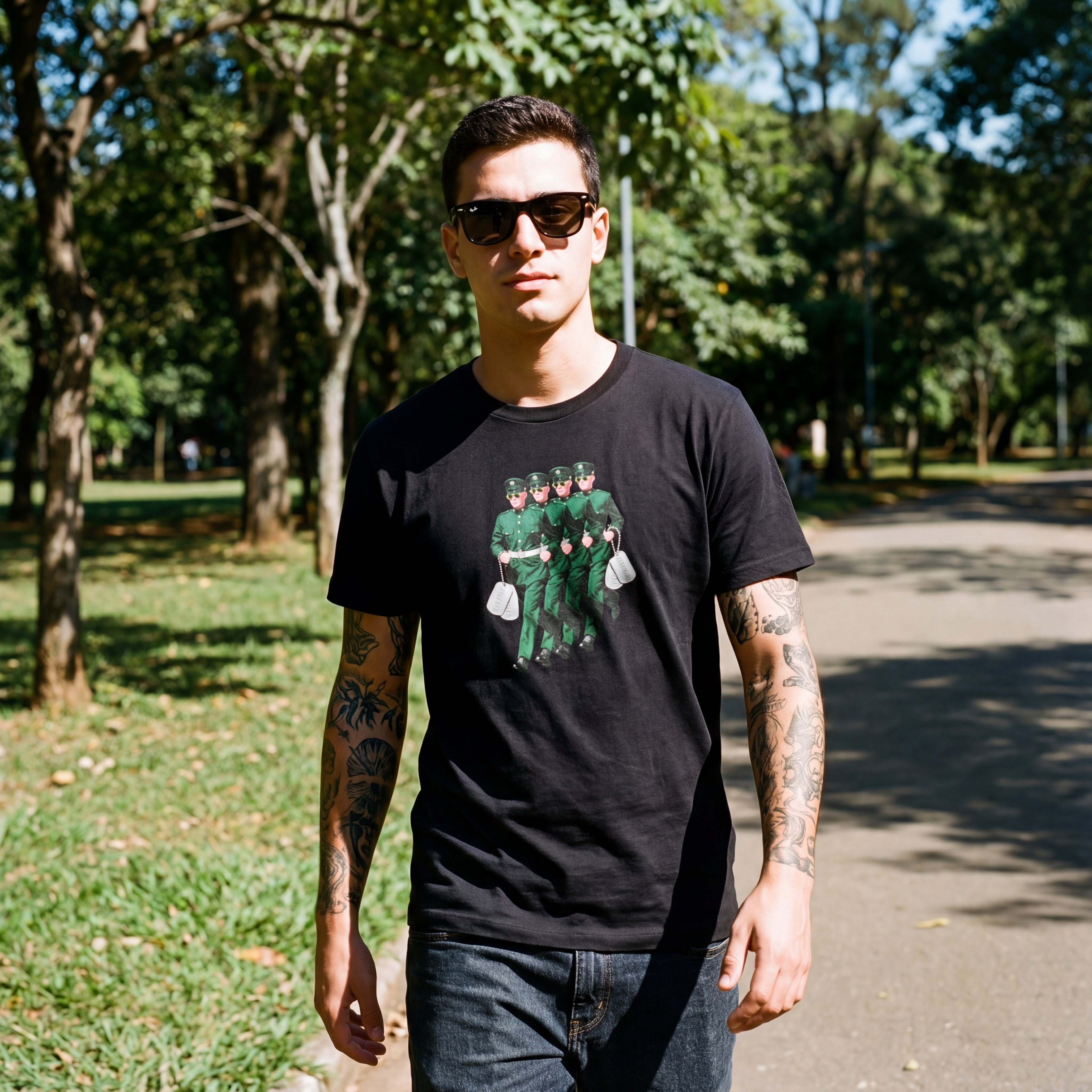 Camiseta Estampada Premium Soldiers