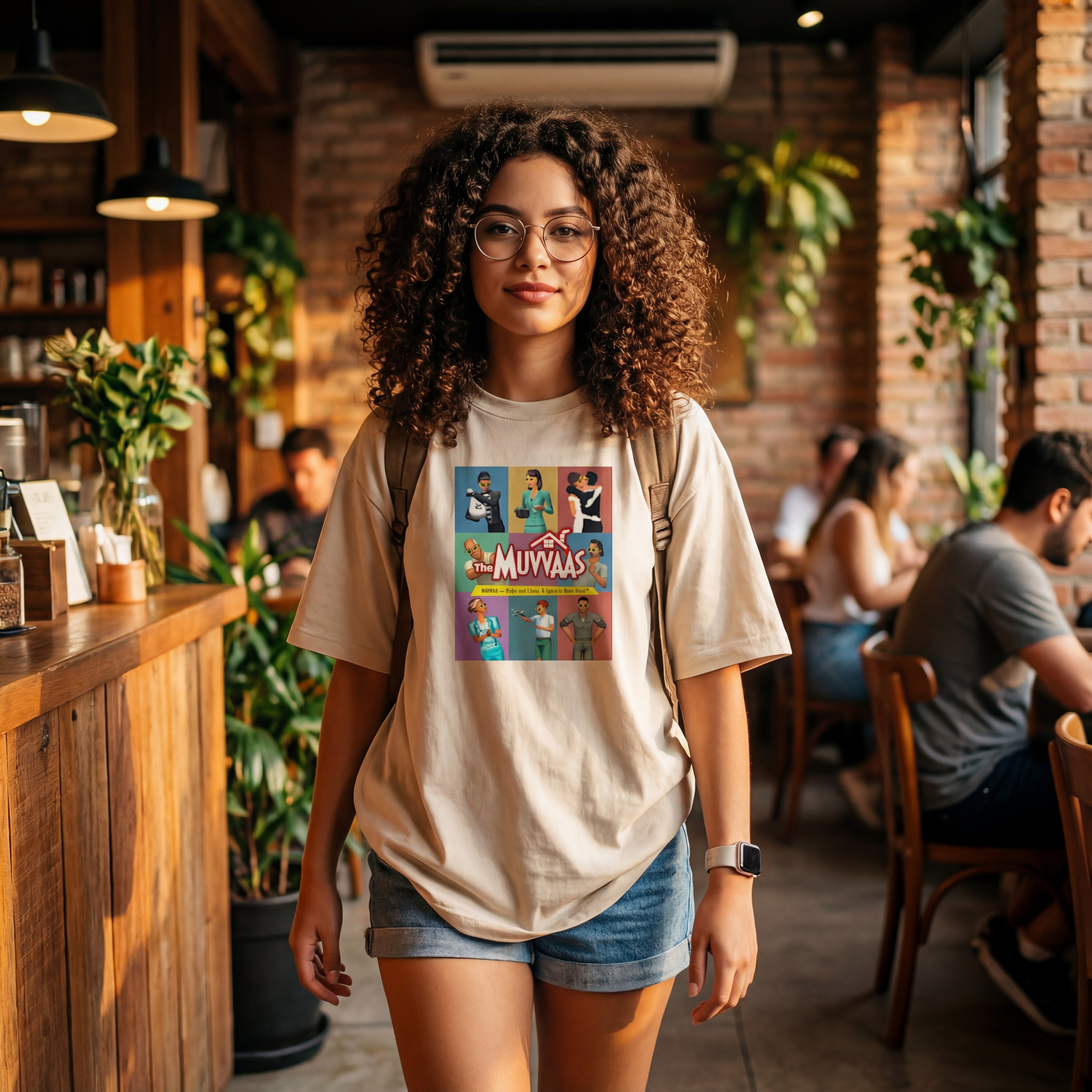 Camiseta Estampada Oversized The Muvvaas