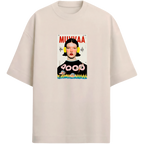 Camiseta Estampada Oversized Waveform