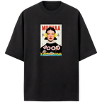 Camiseta Estampada Oversized Waveform