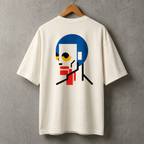 Camiseta Estampada Oversized - Bauhaus Zombie